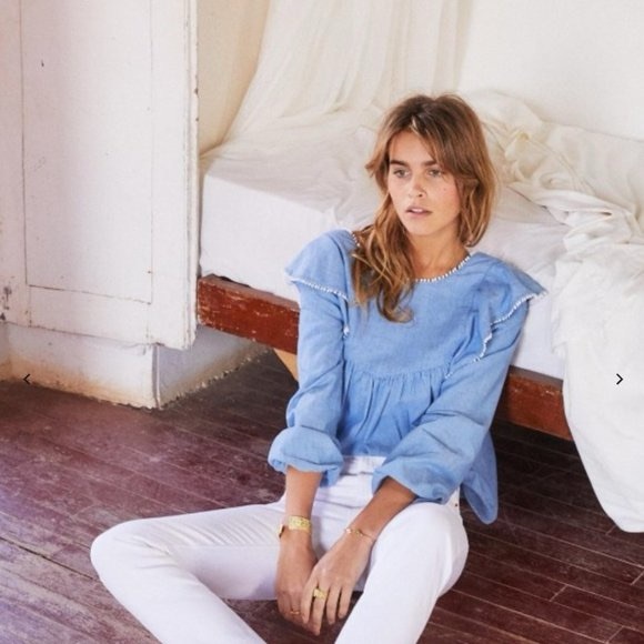 Sezane Tops - Sezane Adelia Blouse🤍